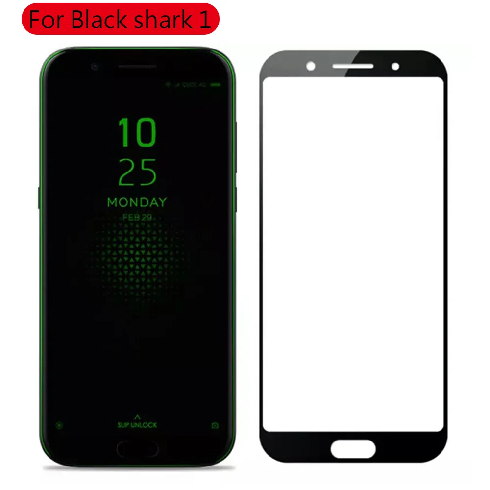 5D 9H полное покрытие из закаленного стекла для Xiaomi Black Shark 1 2 Защита экрана для Xiaomi Black Shark Helo полная клеевая стеклянная пленка