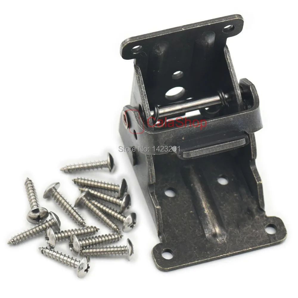 2 шт./лот стальной складной замок раздвижной стол кровать ноги кронштейн винтовая