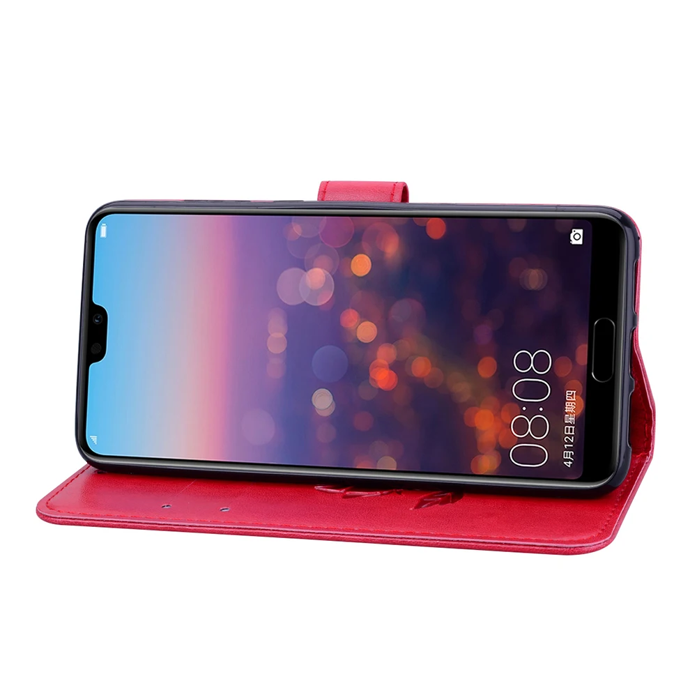 Чехол для телефона для huawei Y3 Y5 II Y6 Y7 Y9 Prime Pro из искусственной кожи Встроенная задняя Чехлы, сумки