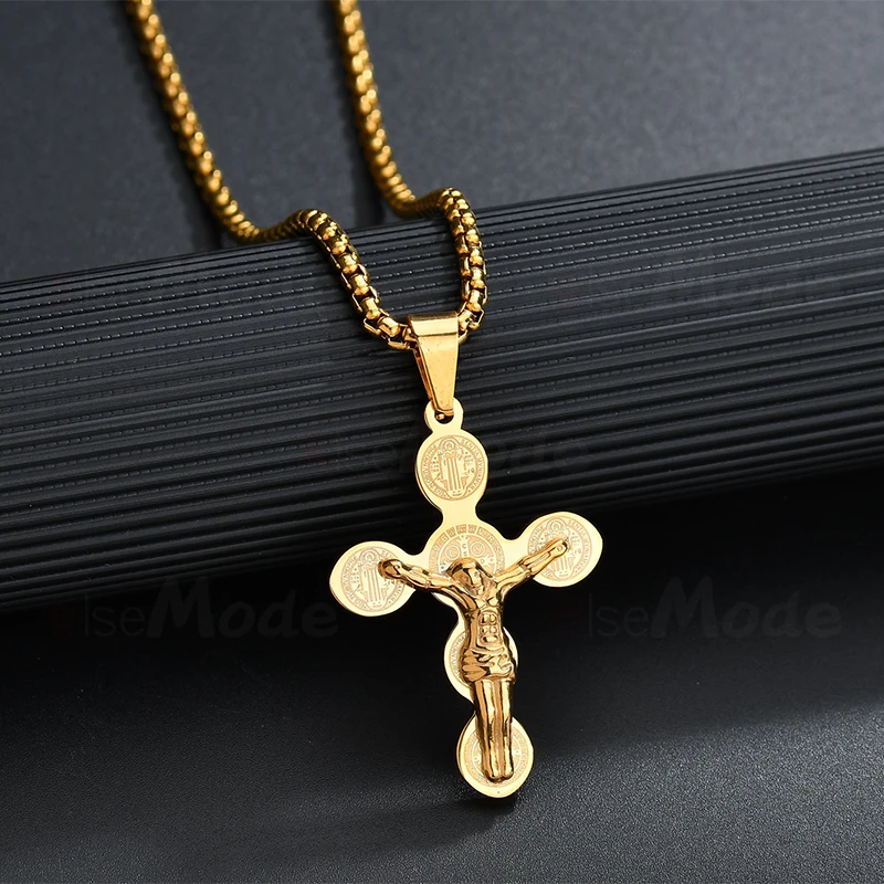 ELSEMODE ювелирные изделия золотого цвета из титановой нержавеющей стали для мужчин