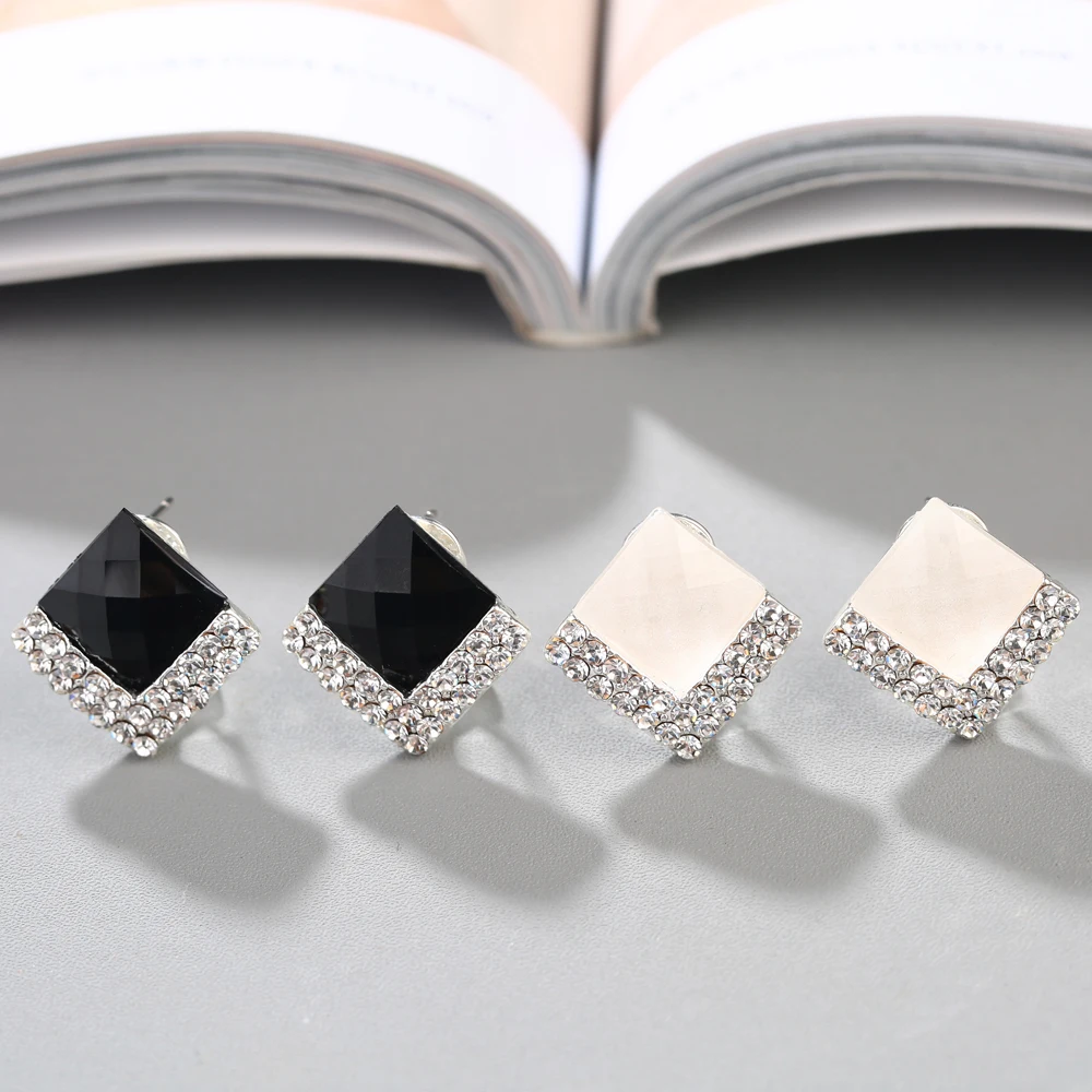 2021 Новый Boucle d'oreille модные Кристальные серьги-гвоздики для женщин Стильные