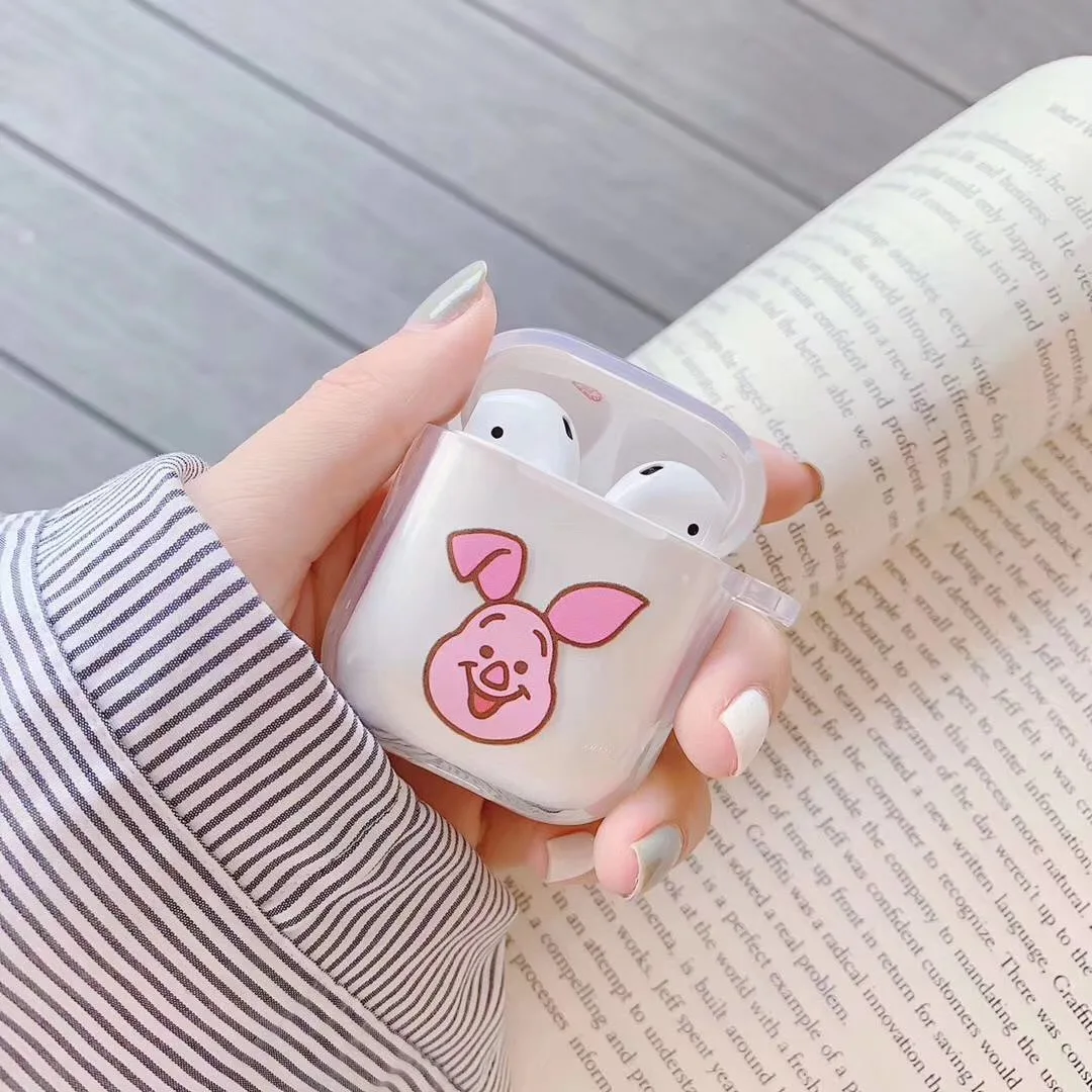 Мультфильм Винни Пух Микки Минни игрушка история чехол для Apple Airpods беспроводной