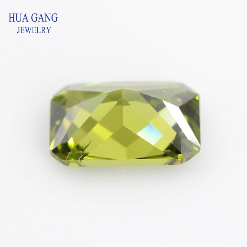 5 А перидот искусственный циркон Цирконий для ювелирных изделий размер 3x4 ~ 18x25 мм
