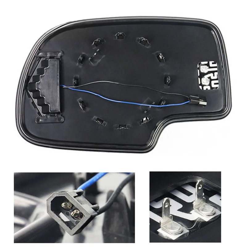 Водительское боковое зеркало заднего вида с подогревом внешние зеркала для