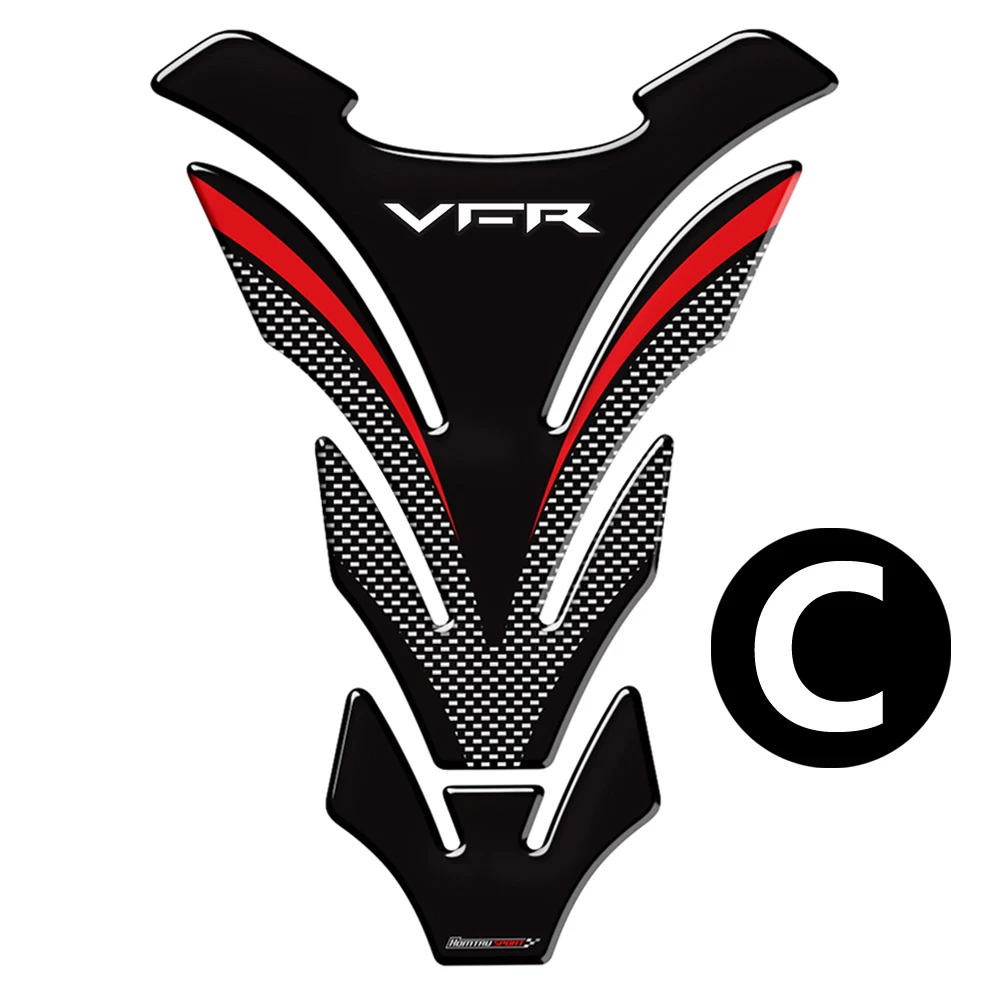 3D бак мотоцикла Pad Protector Наклейка Наклейки чехол для Honda VFR 800 800F 800X1200 1200F 1200X400 майка - Цвет: C