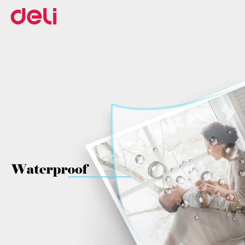 Deli Водонепроницаемая глянцевая фотобумага высокого списка 230/200 г A4/A3/4R/5R цветная