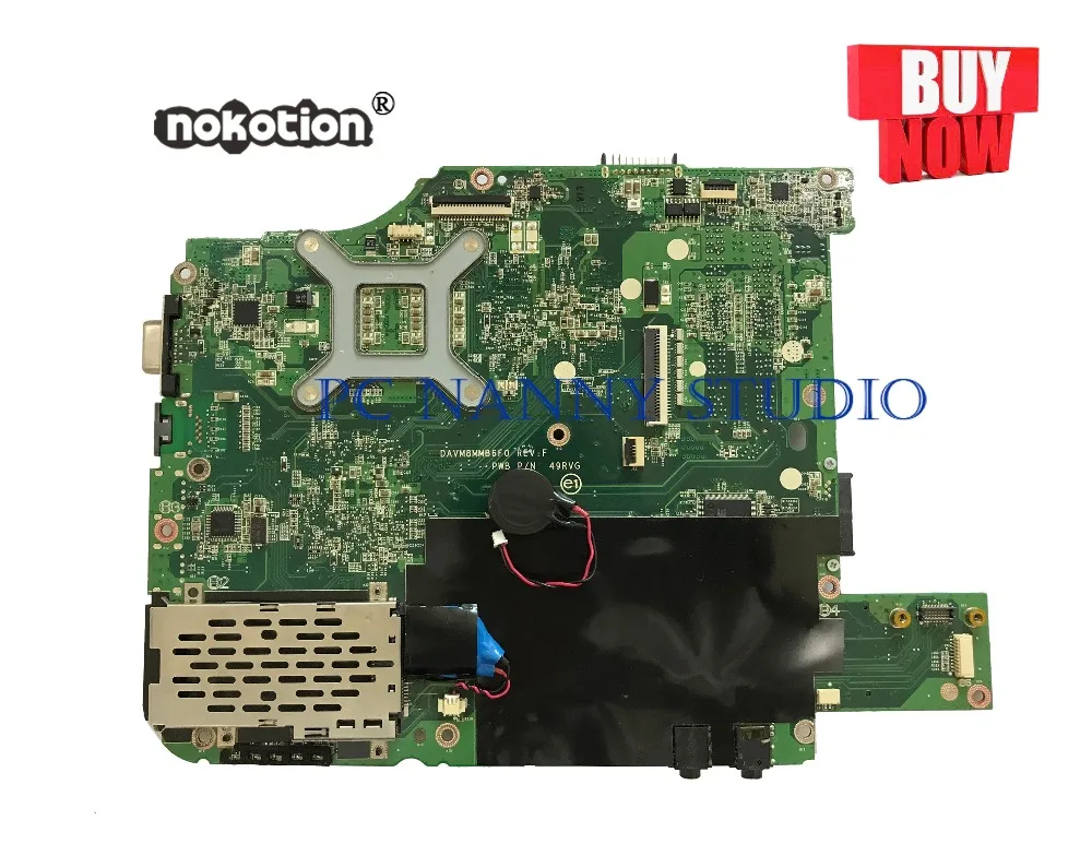 PCNANNY 0VV4DF VV4DF для Dell Vostro 1014 материнская плата DAVM8MMB6F0 DDR2 с ЦП