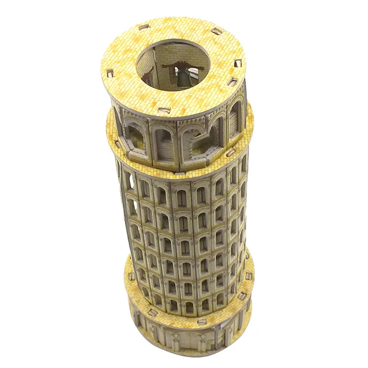 3D головоломка DIY Модель Детская игрушка Италия строительный стиль Пизанская