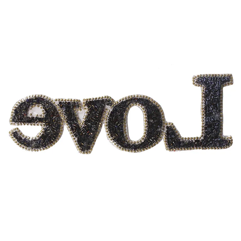 10 шт. наклейки с надписью Love|rhinestone iron on patches|rhinestones onrhinestone |
