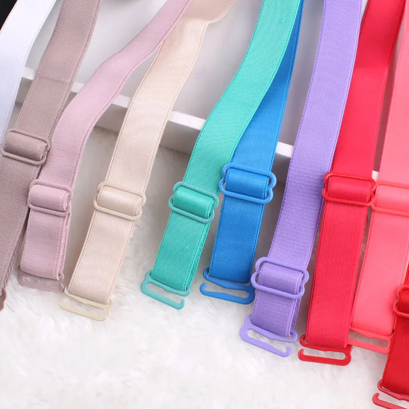 Разноцветные сексуальные бретельки 1 2 см для бюстгальтера ремешок крючки нижнее