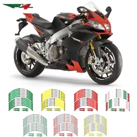 new 12 pcs fit motorcycle wheel sticker stripe reflective decals rim for aprilia rsv4