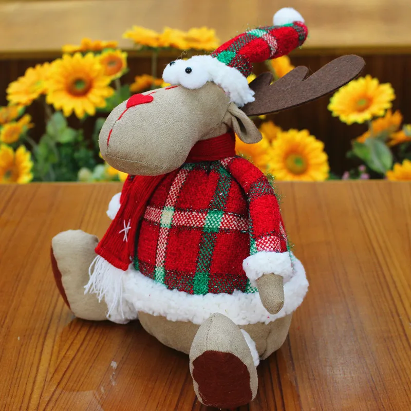 Рождественские украшения одна пара рождественских оленей большой размер