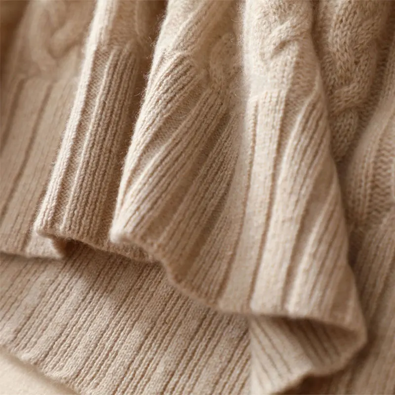 Высококачественная Женская трикотажная юбка средней длины из 100% чистого