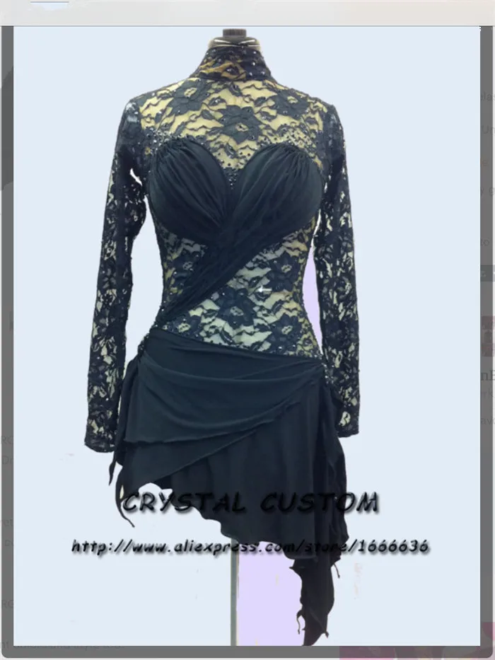 

Crystal Custom Ice Figure Skating Dresses For Girls New Brand Ice Skating Dresses For Competition DR4506