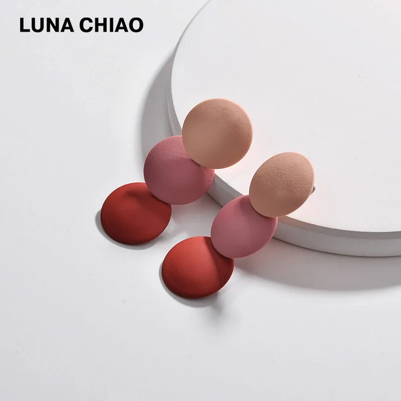 Женские серьги-капельки в круглой форме LUNA CHIAO 2018 | Украшения и аксессуары