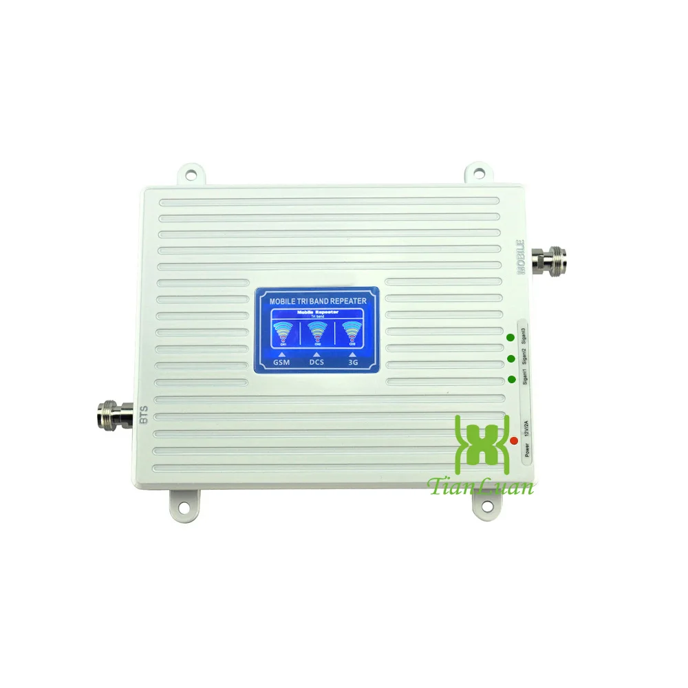TianLuan Band 1/3/8 2G 3G 4G мобильный телефон усилитель сигнала GSM 900 МГц DCS LTE 1800 W CDMA 2100