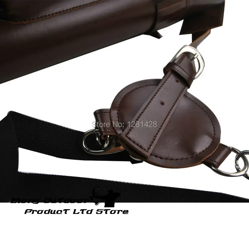 1X Elong бренда из искусственной кожи Колчан с подтяжками для охотничий лук стрелка