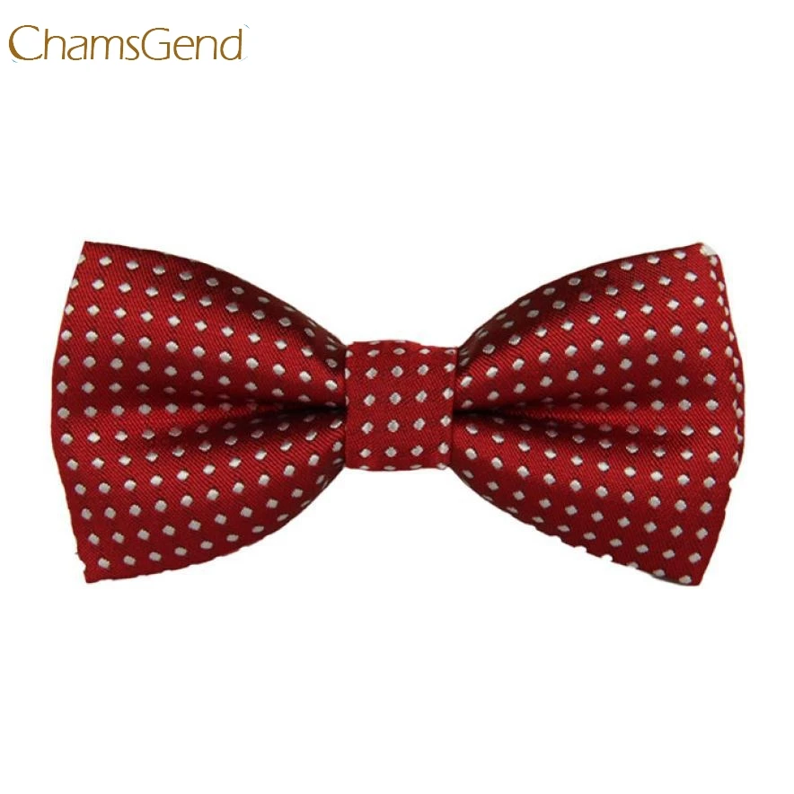 Chamsgend/Лидер продаж детское торжественное платье в горошек с галстуком бабочкой