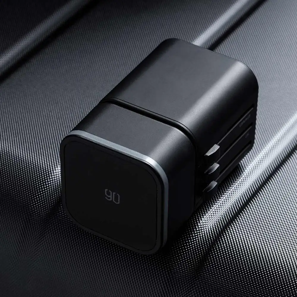 Xiaomi 90 многофункциональный переходник CN/US/AU/EU/DE/UK 100-240 в type-C USB разъем поддержка QC3.0 PD3.0 быстрая зарядка