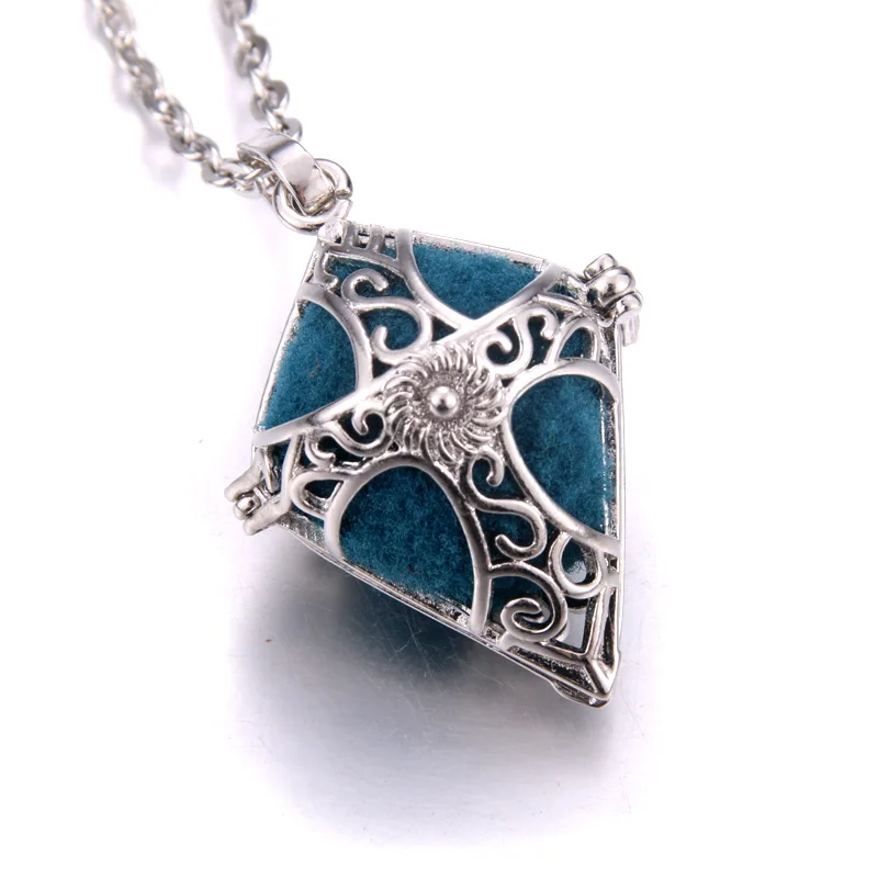 Ювелирные изделия для ароматерапии винтажные золотые ромбовидные кресты духи