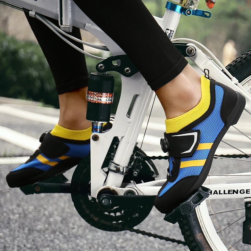 CUNGEL Men Road Bike Bicycle Shoes Anti-slip Breathable Cycling Shoes Triathlon Athletic Sport Shoes Zapatos Bicicleta