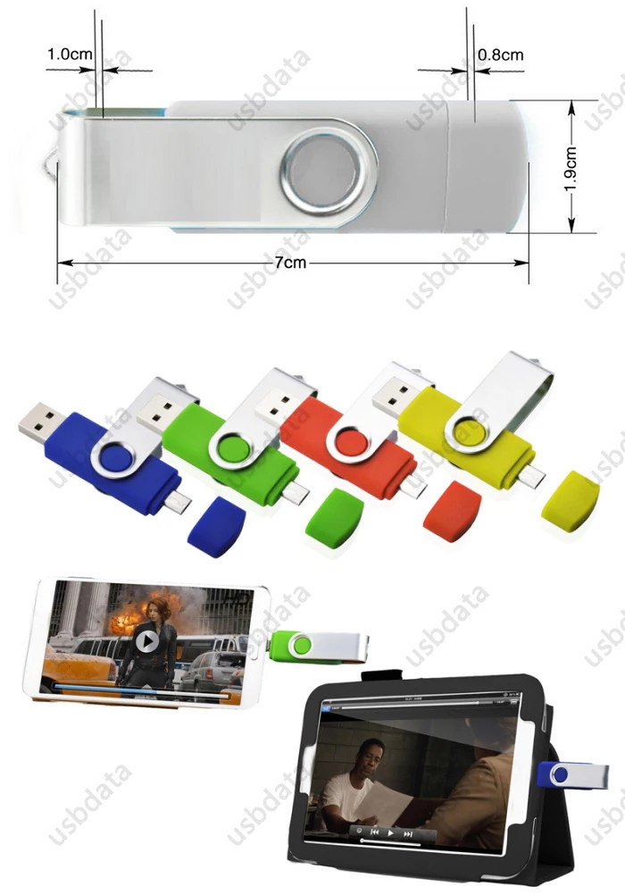 OTG 8 ГБ, 16 ГБ, 32 ГБ, 64 ГБ, мобильный USB флеш-накопитель 2,0, флеш-накопитель, флешка, смартфон, внешнее хранилище, Usb ключ, карта памяти, 1 ТБ, 2 ТБ