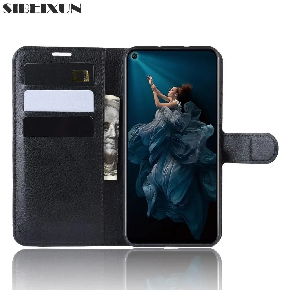SIBEIXUN Luxury PU Leather Flip Case For HuaWei honor 20 pro Wallet Stand for Lite | Мобильные телефоны и аксессуары