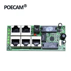 Малый размер 5-разъемное зарядное usb-устройство 10100 Мбитс RJ45 fast ethernet модуль коммутатора прямые продажи наличии быстрой коммутации Модуль платы блока программного управления