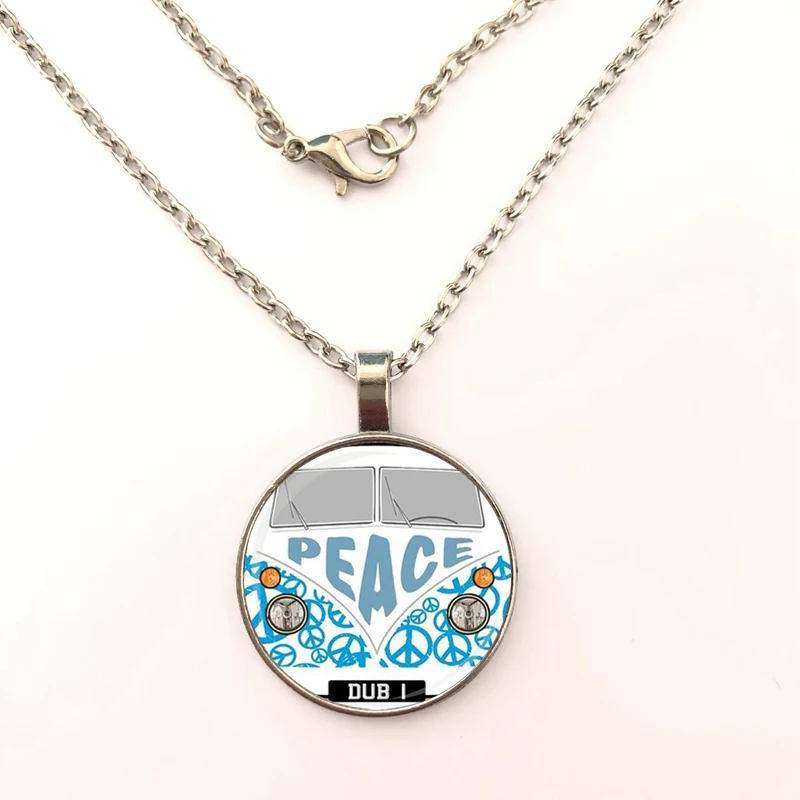 GDRGYB 2019 EJ Glaze Jewelry Fashion Statement Glass Pendant necklace For Women Kids Old London Montage Red Double Decker Bus | Украшения и