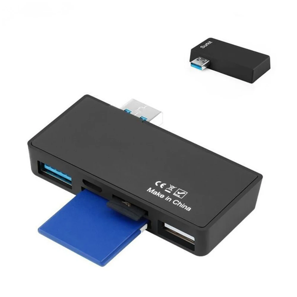 Новый мульти концентратор адаптер для Usb 3 0 2 Tf/Sd порт зарядки сплиттер microsoft Surface Pro