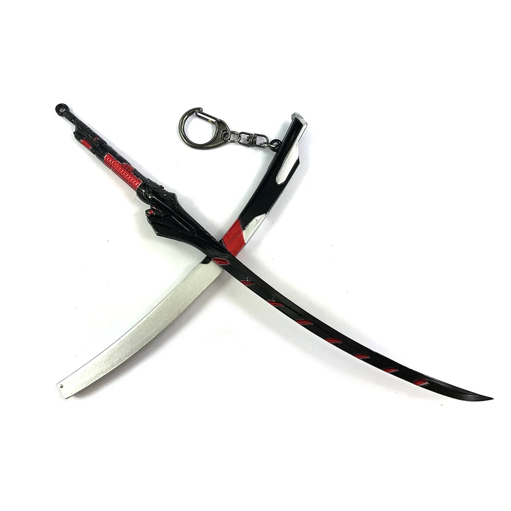Bsarai OW Oni Blackwatch Sentai Bedouin young Genji 22 см/8," Игрушечный Меч Модель брелок кольцо - Цвет: Blackwatch