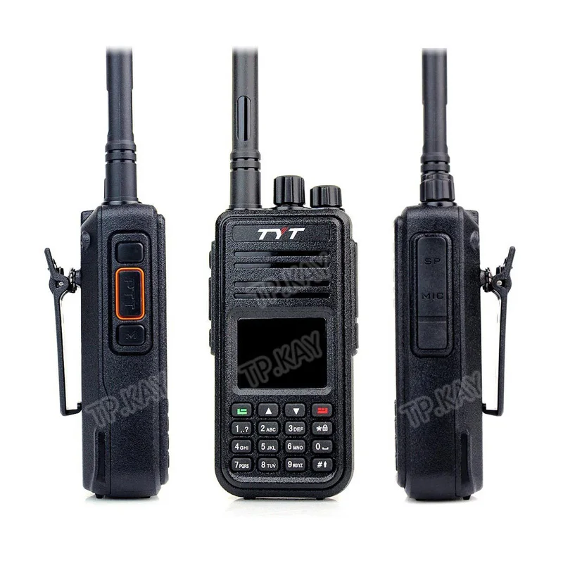 100% Оригинальный авторизованный TYT VHF 1000 CHS 5W DMR Ручной FM трансивер с кабелем