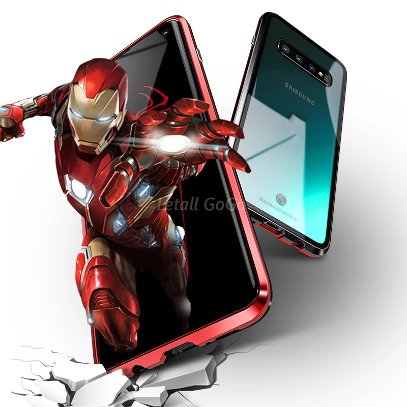 Магнитный адсорбционный чехол для телефона Samsung Galaxy Note 10 Plus магнитный