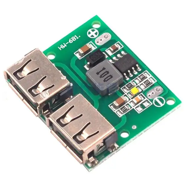 Двойной USB выход 9 В/12 В/24 В до 5 3 постоянного тока автомобильный зарядный бак