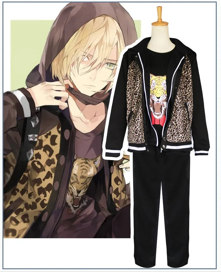 Костюм для косплея YURI on ICE леопардовая куртка футболка с тигром толстовка на