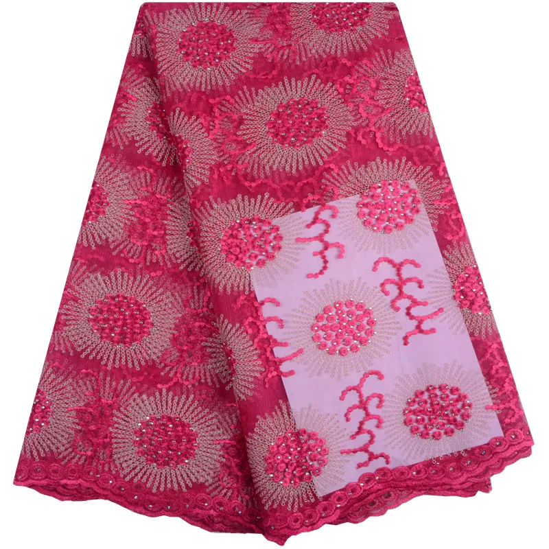 Белый цвет ткань 2017 африканский тюль кружевная высококачественное Африканское