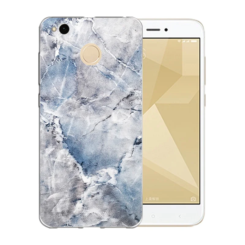 Soft TPU For Xiaomi Redmi 4X Case Grimace Pattern 5.0&quot 4 X Back Cover Silicon Cases Mobile Phone Bags |