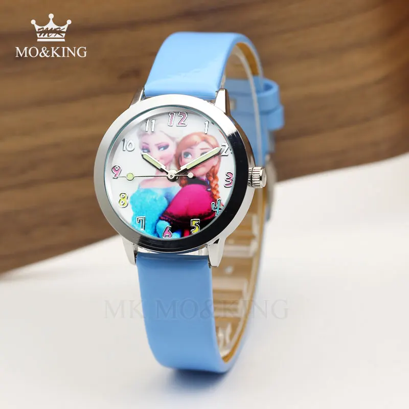 Reloj Infantil детские часы Снежная королева принцесса Эльза Анна София мультфильм детские часы кварцевые наручные часы Relojes