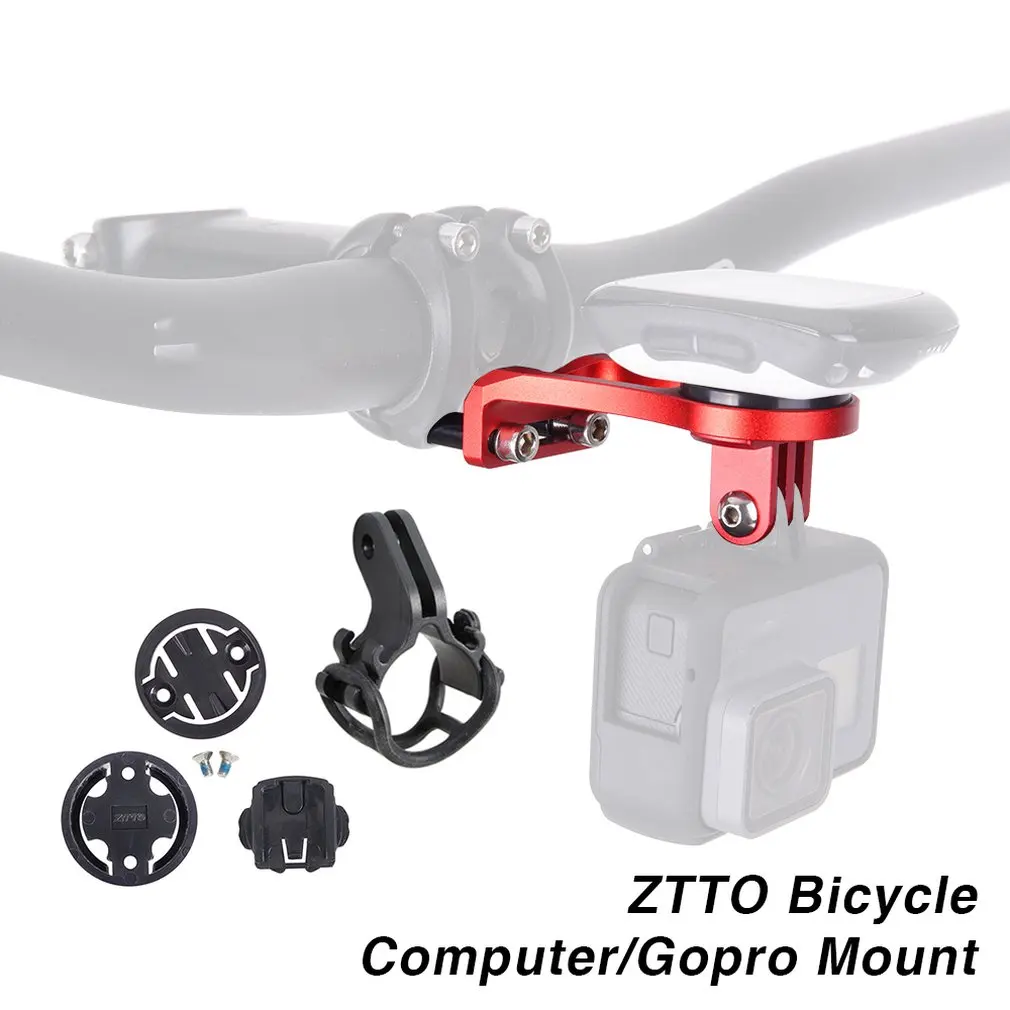 ZTTO наружное крепление для велосипеда Garmin Cat Eye Bryton, велосипедный компьютер, gps, GoPro, светильник для спортивной камеры, крепление на руль