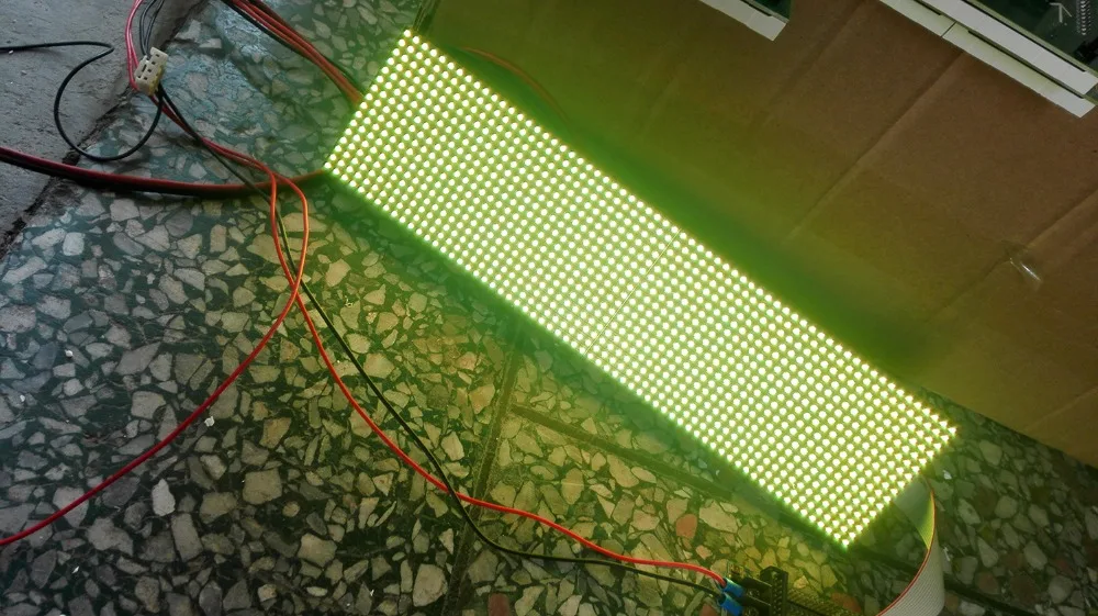 P4.75 SMD RG двойной цвет Крытый модули с индикаторами на светодиодах 304*76 мм 64*16 точек(Замените F3.75 dotmatrix светодиодный модуль