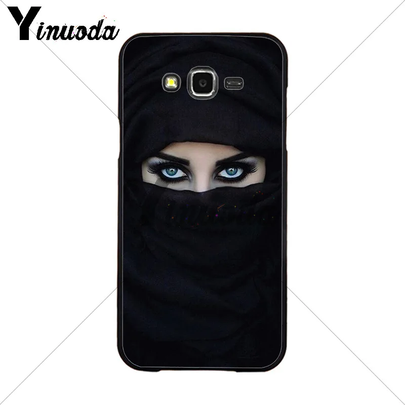 Роскошный чехол для мобильного телефона Yinuoda Musulman Islamique Gril Yeux Arabe Hijab Fille Samsung 2015J1 J5