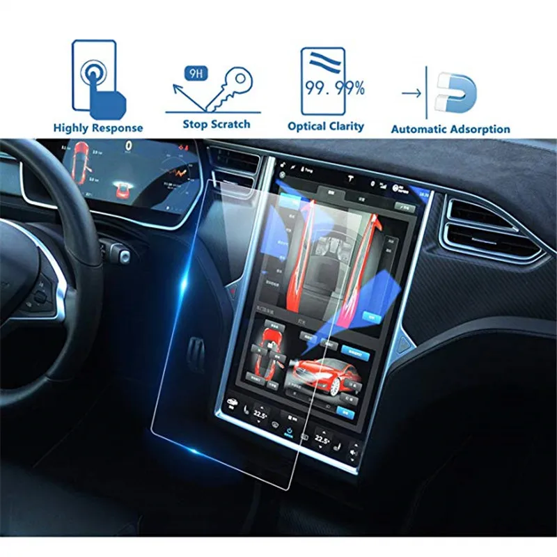 Защитная пленка для экрана автомобильной навигации закаленное стекло