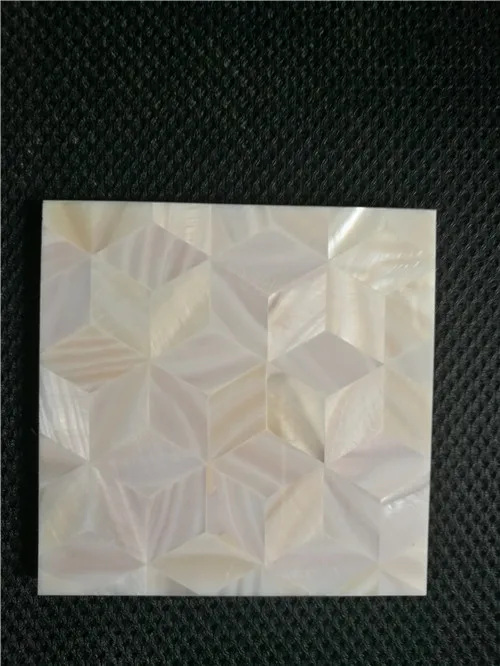 No.3 rhombus style 10x10 см размер образец перламутра плитка для дома декоративная настенная плитка черный перламутр пресноводная раковина ручка оболочка - Цвет: No.3 rhombus style