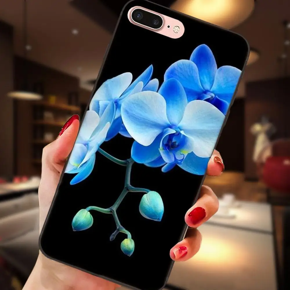 Для huawei Honor 5A 6A 6C 7A 7C 7X 8A 8C 8X9 10 P8 P9 P10 P20 P30 Мини Lite Plus Tpu чехол для телефона цветок орхидеи