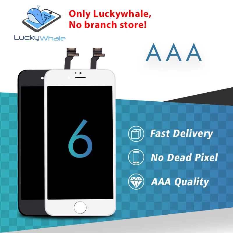 Класс AAA + качественный ЖК дисплей для iphone 6 сенсорный экран дигитайзер Запасные