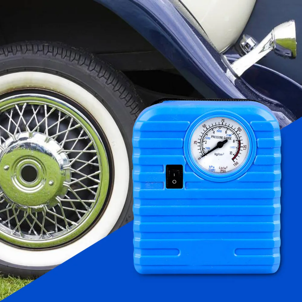 Цифровой автомобильный насос для шин Lexitek 12 В 150 фунт/кв. Дюйм|Воздушный насос| |
