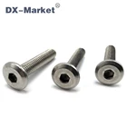 M6 * 20, 100 шт, m6 плоская головка Шестигранная отвертка для стула, 304 болт из нержавеющей стали, мебельные крепежи производитель, A013