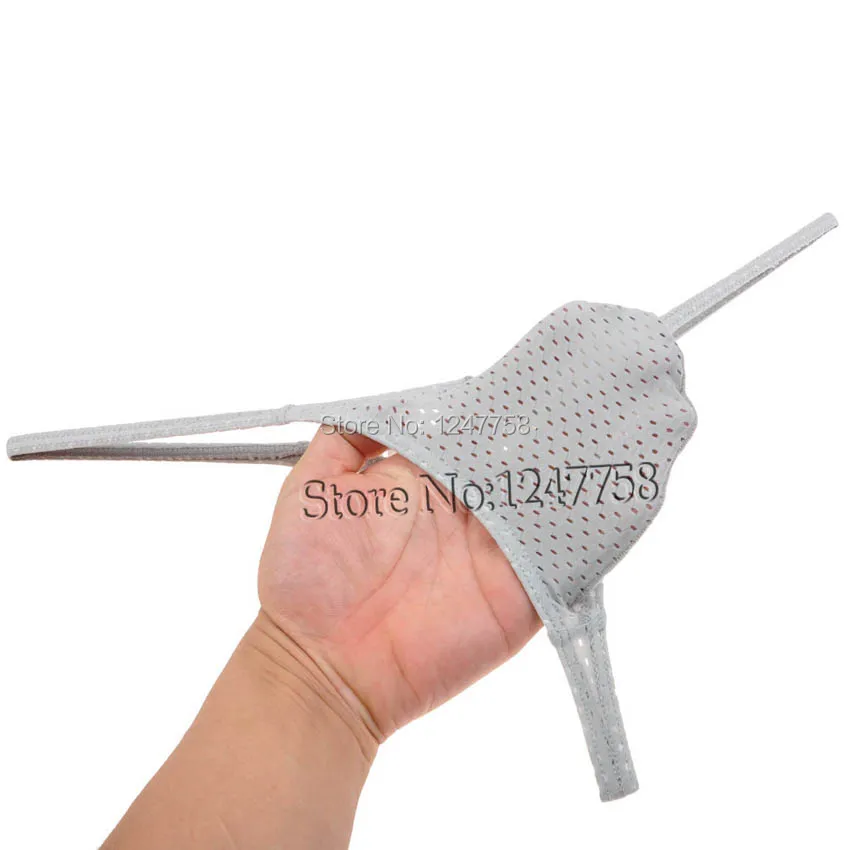 Мужские стринги с карманом увеличивающие выпуклость Т образные мини бикини