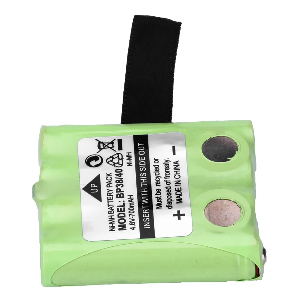 2pcs/lot 4.8V 700MAH NI-MH Battery For Uniden BP-38 BP-40 BT-1013 BT-537 MOTOROLA TLKR T4 T5 T6 T7 T8 Series Model | Электроника