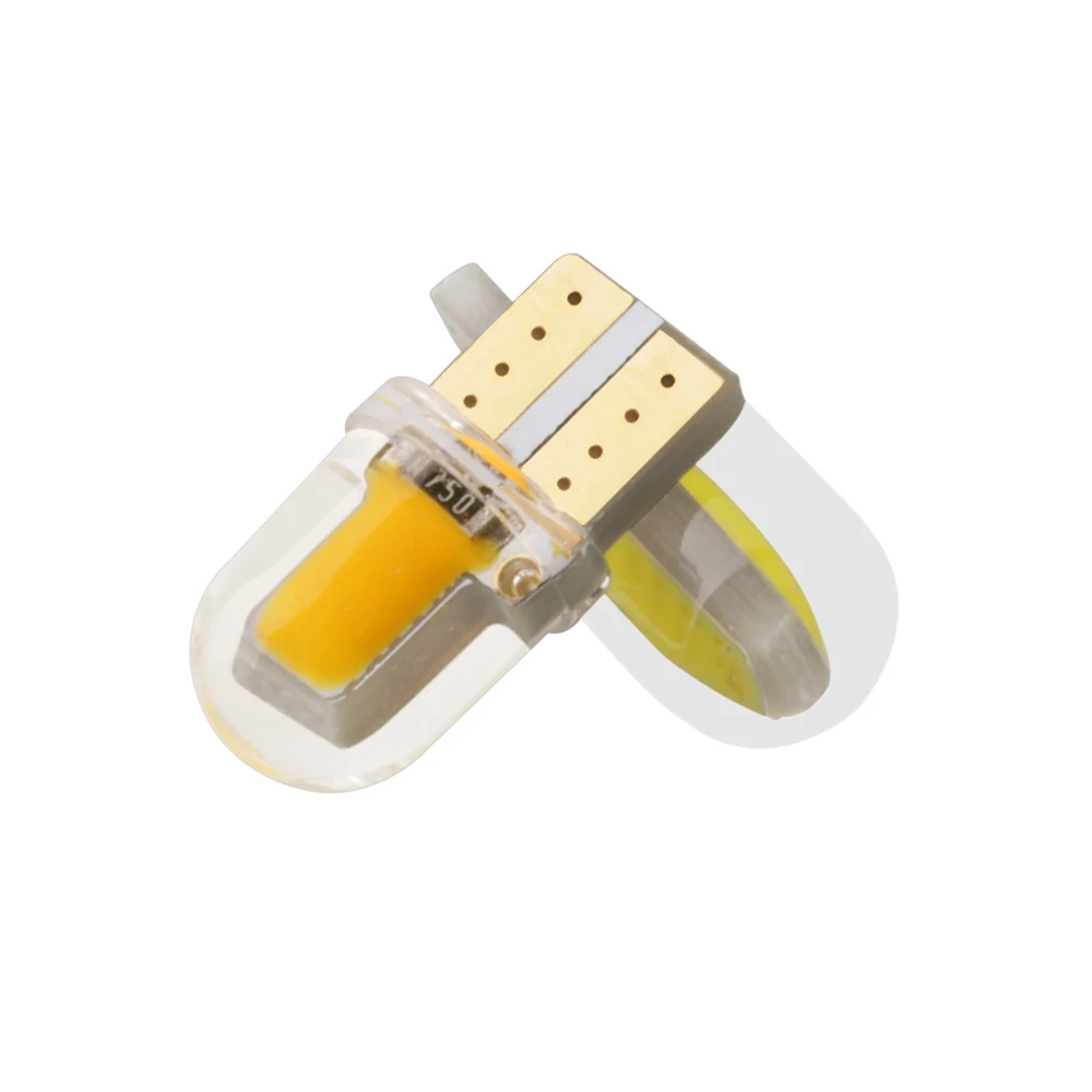 10 шт. светодиодный W5W T10 194 168 W5W COB 8SMD светодиодный парковочная лампа авто Клин габаритный фонарь яркая кварцевая белый лицензионный Светильник лампы